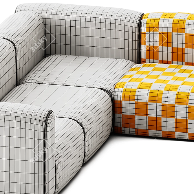 Modern Hay Mags Sofa Set 3D model image 7