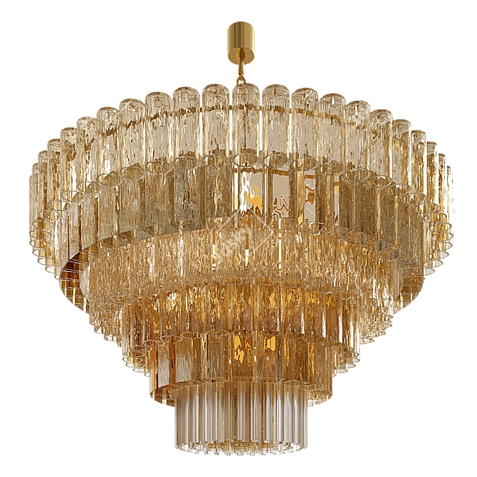 Elegant Glace 4121 S120 Chandelier 3D model image 1