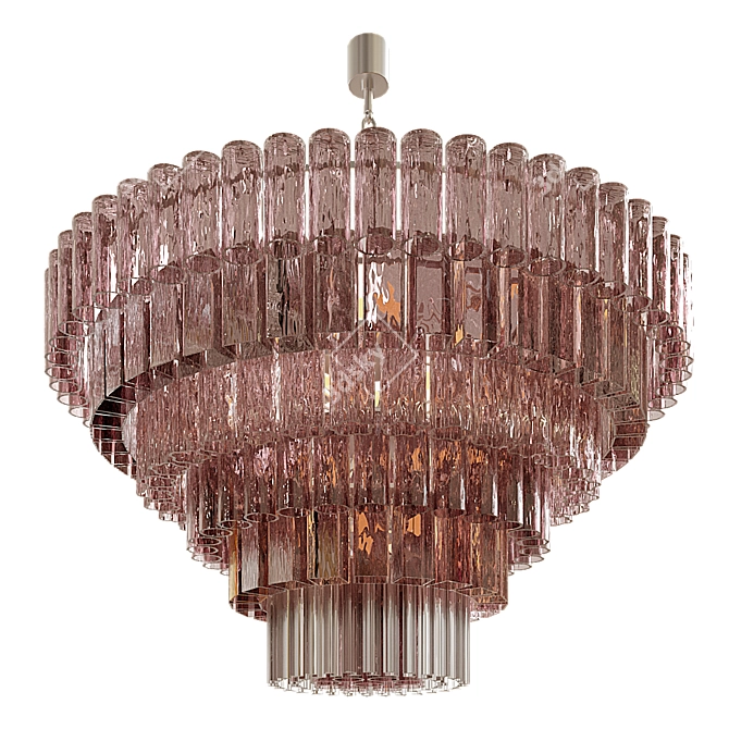 Elegant Glace 4121 S120 Chandelier 3D model image 3