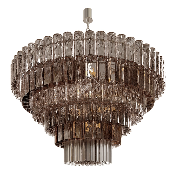 Elegant Glace 4121 S120 Chandelier 3D model image 4