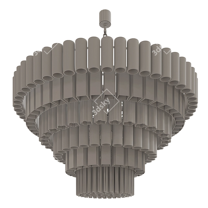 Elegant Glace 4121 S120 Chandelier 3D model image 5