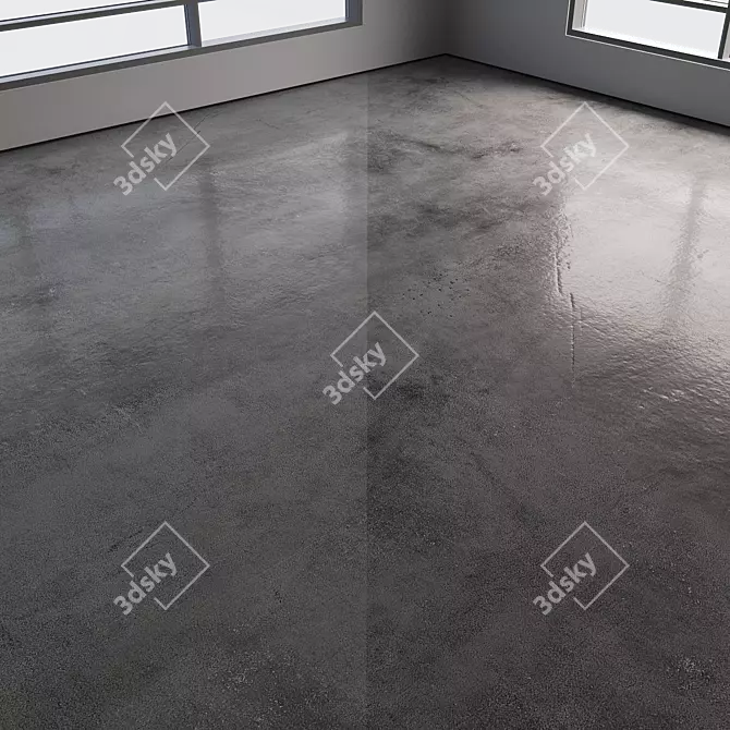 Colorful Seamless Polished Concrete Floor 3D model image 4