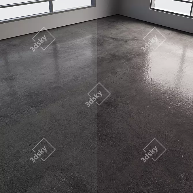 Colorful Seamless Polished Concrete Floor 3D model image 5