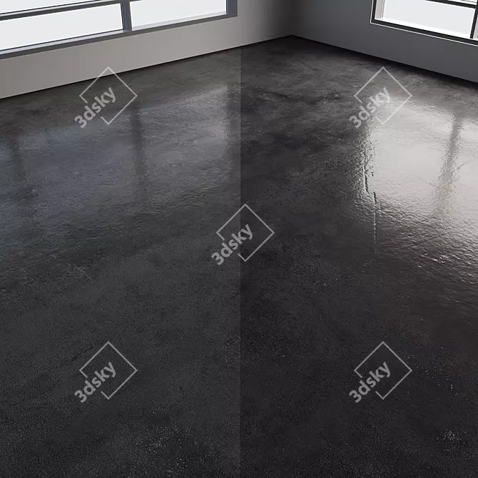 Colorful Seamless Polished Concrete Floor 3D model image 6