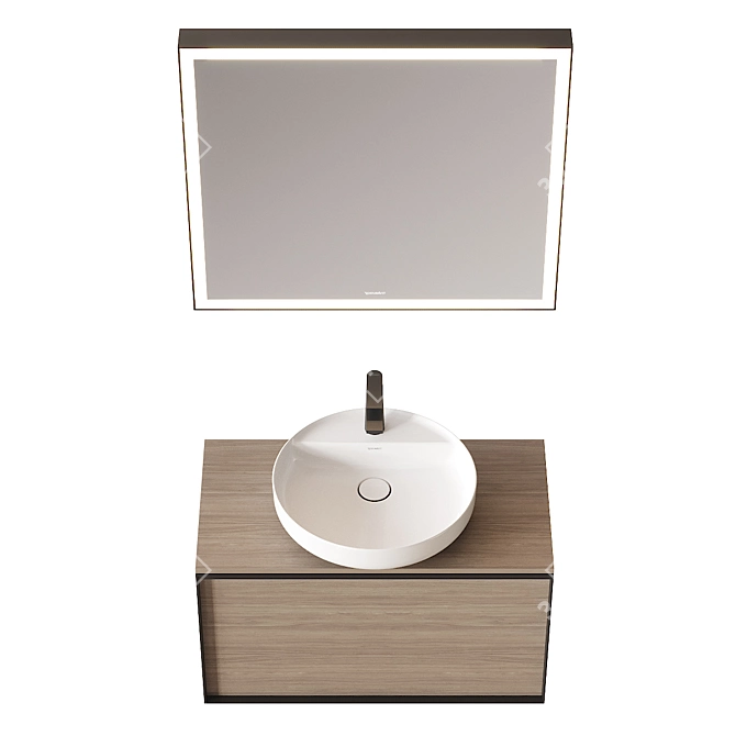  Modern Luxe Bathroom Set 3D model image 3