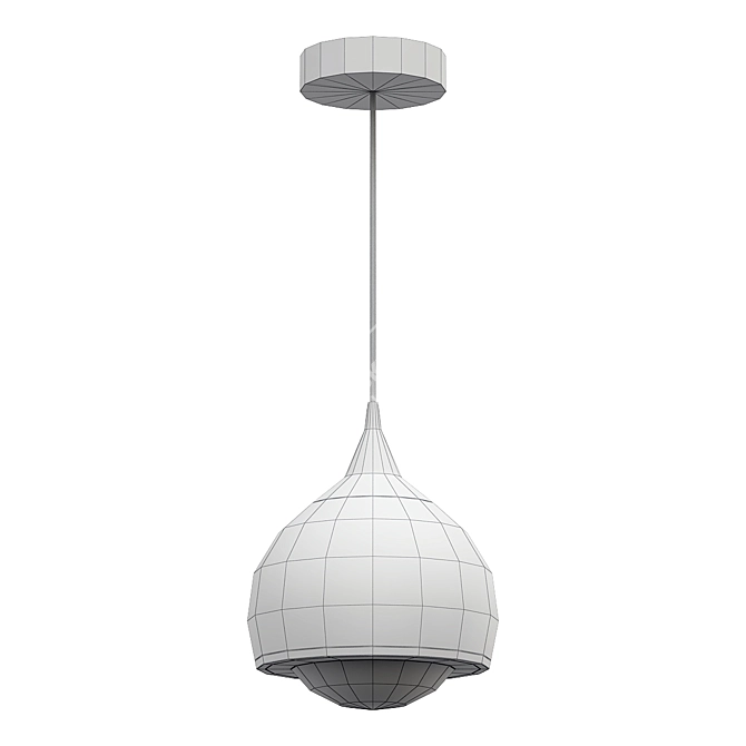 Stylish Reese Pendant Light 3D model image 3