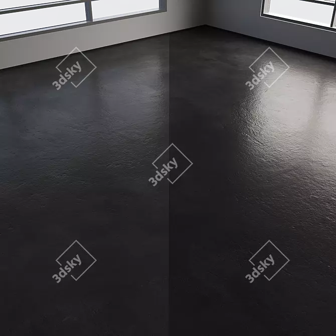 Polished Seamless Colored Concrete Floor 3D model image 6