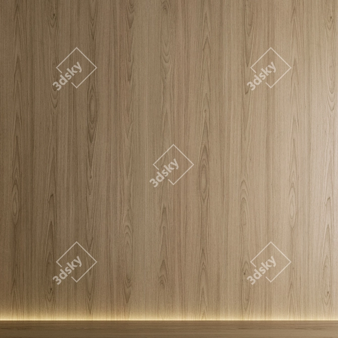  Oak 022 Seamless Wood Texture 3D model image 4