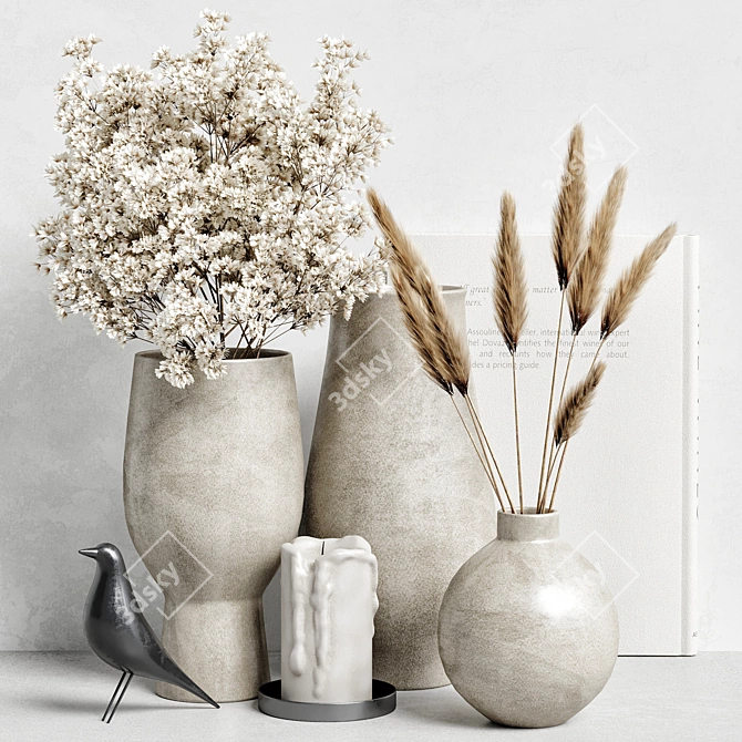 High-Quality Decorative Set 3D Models 3D model image 4
