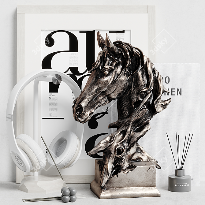 High-Quality Decorative Set 3D Models 3D model image 5