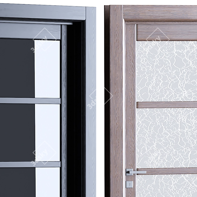 2016 Interior Wooden Doors Rendered 3D model image 6