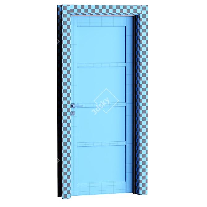 2016 Interior Wooden Doors Rendered 3D model image 7