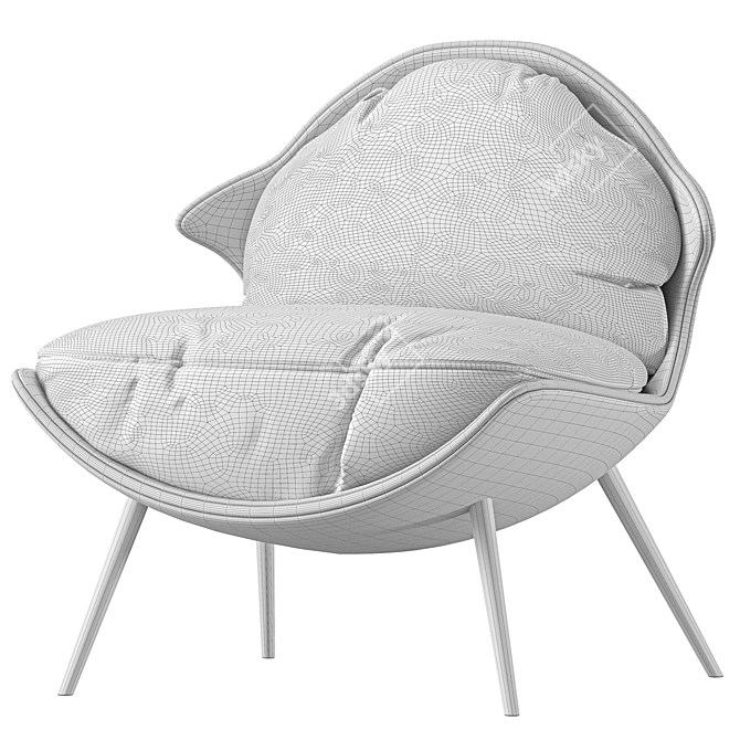  Luxury Versace Armchair 80670 Polys 3D model image 2