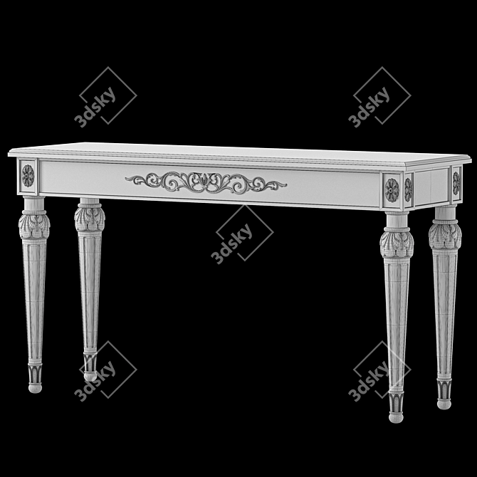 Luxury Versace Home Vanitas Console 3D model image 3