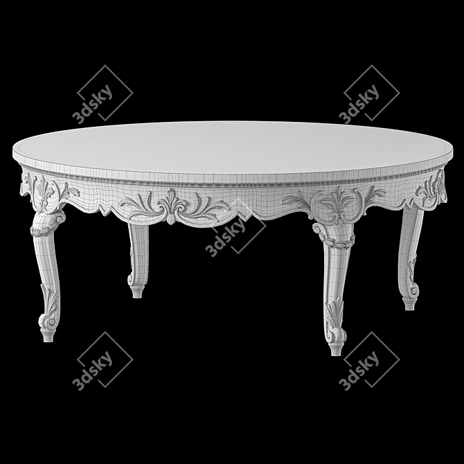 Elegant Roberto Giovannini Coffee Table 3D model image 3