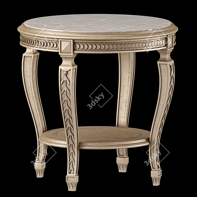 Elegant Roberto Giovannini Side Table 3D model image 1