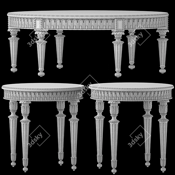 Roberto Giovannini Art Coffee Tables 3D model image 2