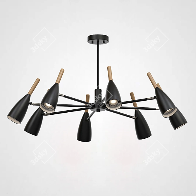Modern Pendant Light DALBY 3D model image 3
