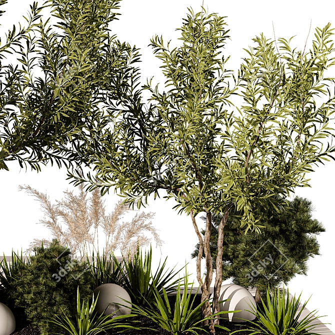 Outdoor Plant 242 Premium 3D Model 3D model image 2