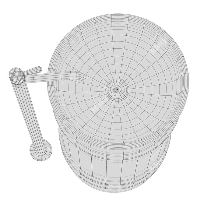 AGAPE Vieques Washbasin Collection 3D model image 4