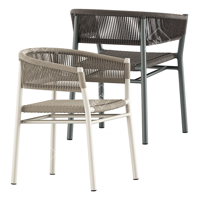 Outdoor Dining Set by Ethimo & Bebitalia 3D model image 4