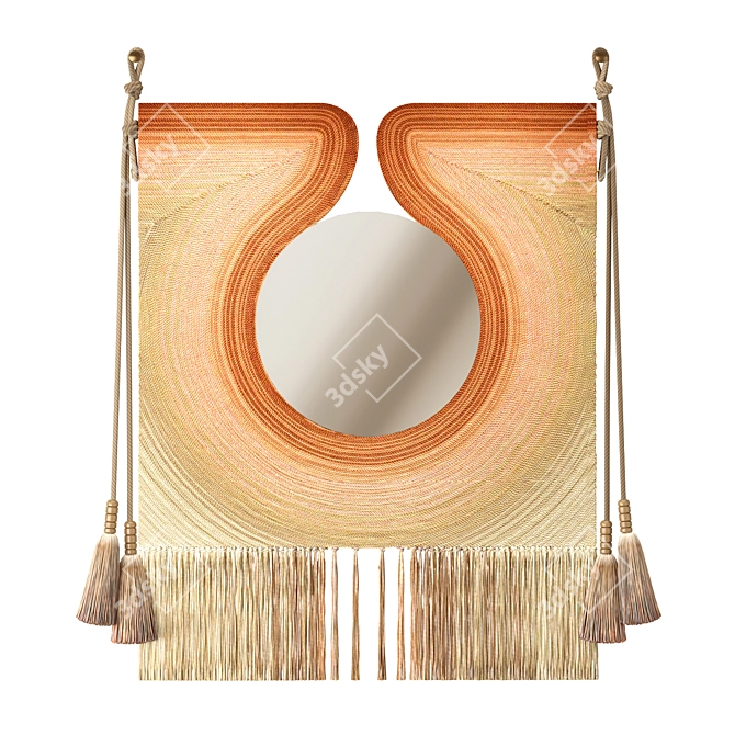 Elegant Lacrima Mirror, Limited Edition 3D model image 1