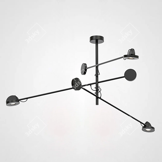 ImperiumLoft FLICK Pendant Chandelier 3D model image 2