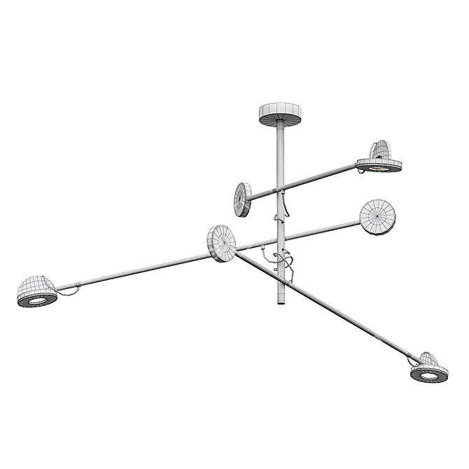 ImperiumLoft FLICK Pendant Chandelier 3D model image 3