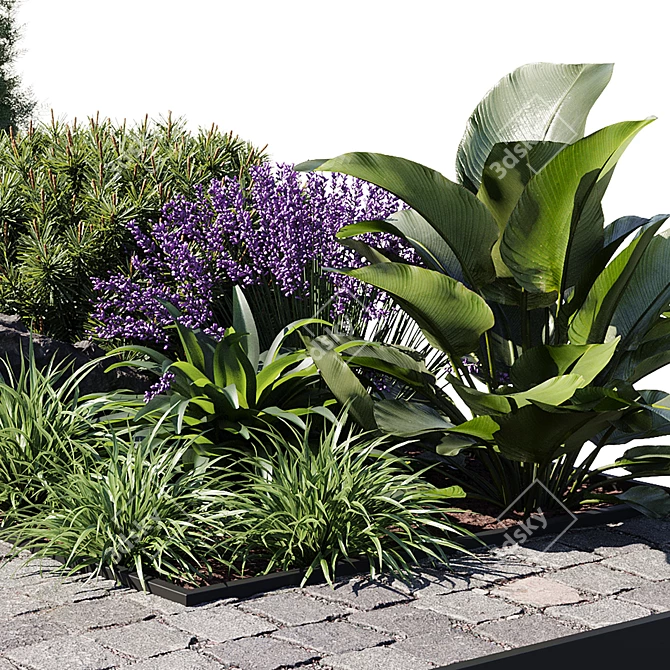 21-Piece Outdoor Plant Set 3D model image 3