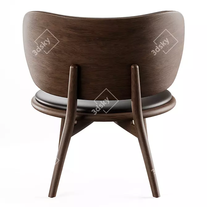 Luxurious Sorensen Leather Lounge Chair 3D model image 3