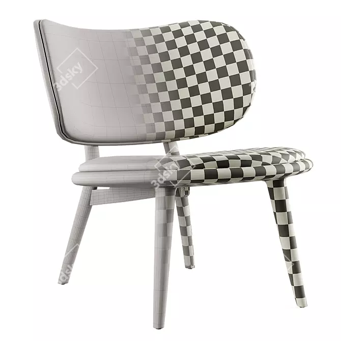 Luxurious Sorensen Leather Lounge Chair 3D model image 5