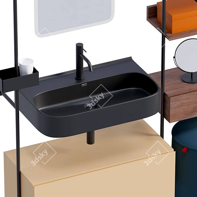 Elegant Atelier Bathroom Furniture 3D model image 2