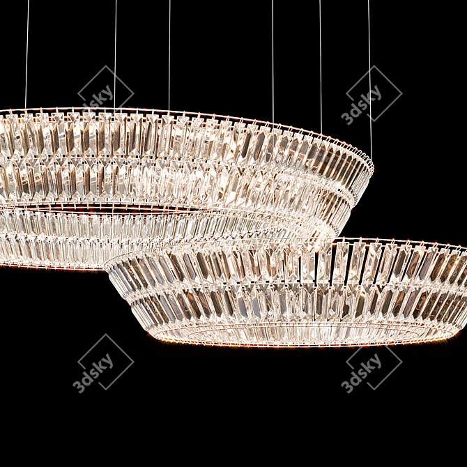 Luxury Marchetti Lab Suspension Light 3D model image 2