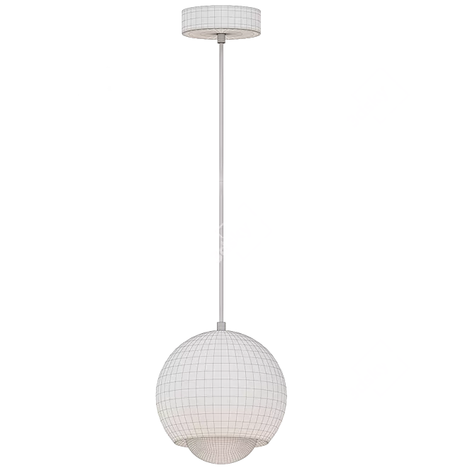 Elegant Odeon Light Mia Pendant 3D model image 3