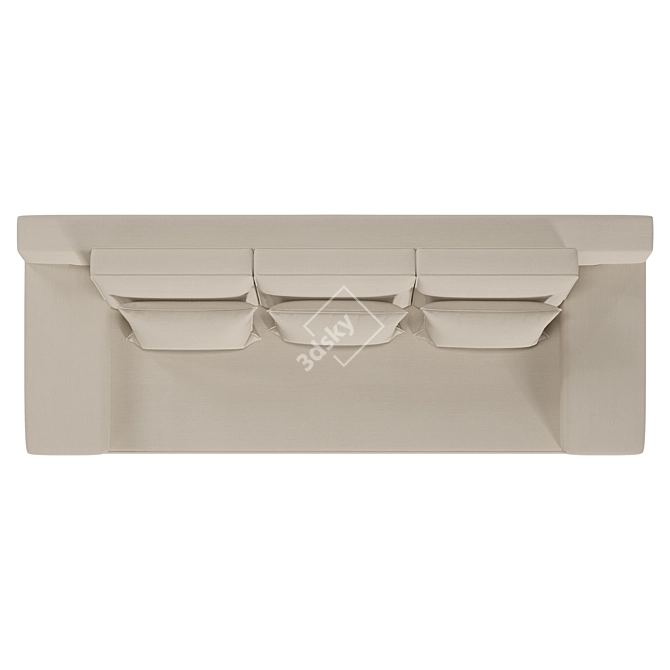 Luxury Belleme Sofa 3D Model 3D model image 3