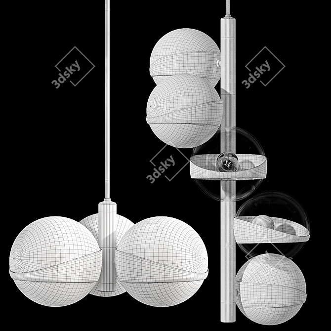 Kaira Suspension Lamp Collection 3D model image 7