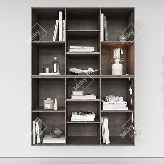 Minimalist Wall Shelf COMO 3D model image 6