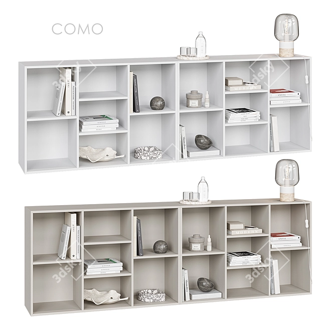 Minimalist Wall Shelf COMO 3D model image 8