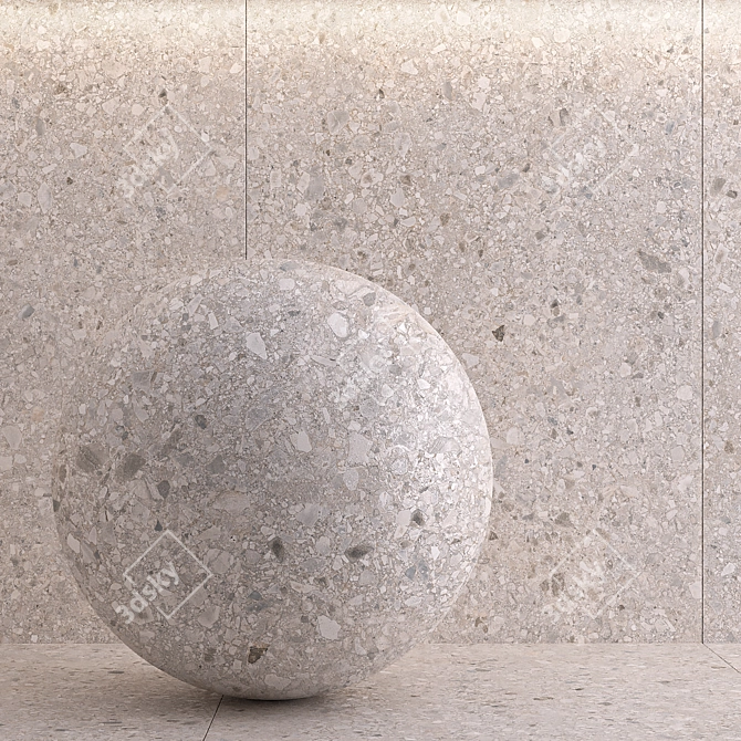  Laminam Terrazzo Bianco Venezi Tiles 3D model image 5