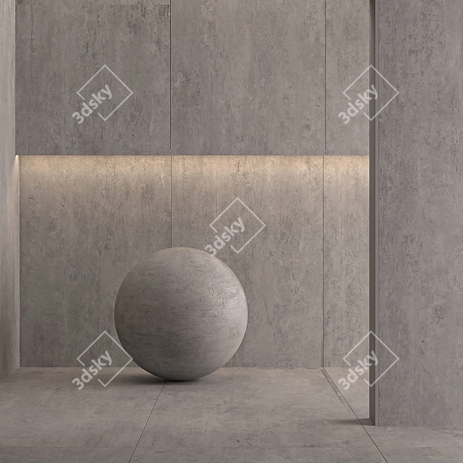 Laminam Collection of 17 Gray Textures 3D model image 2