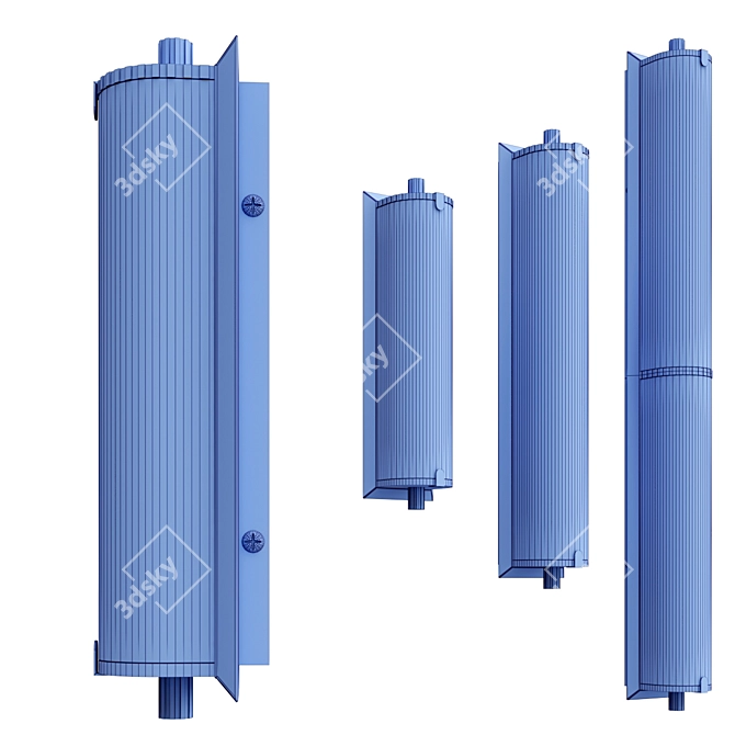 Elegant Calliope Wall Lamp Collection 3D model image 2