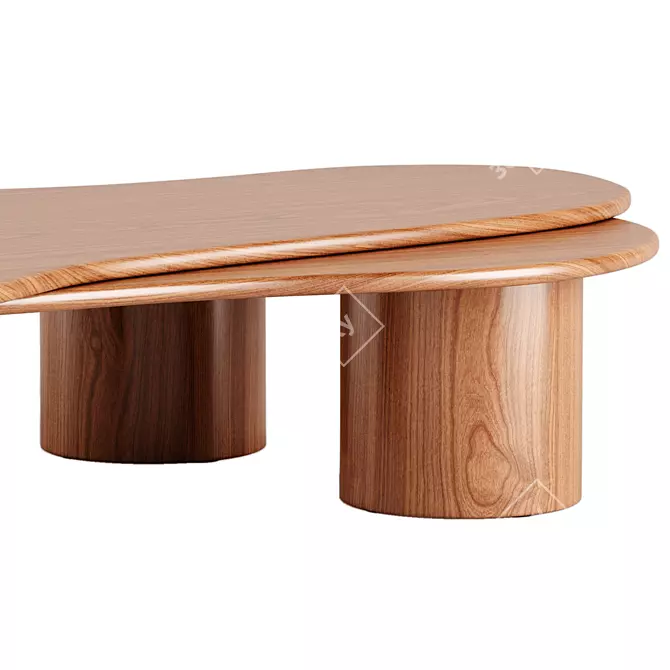 Unique Free Form Coffee Tables 3D model image 4