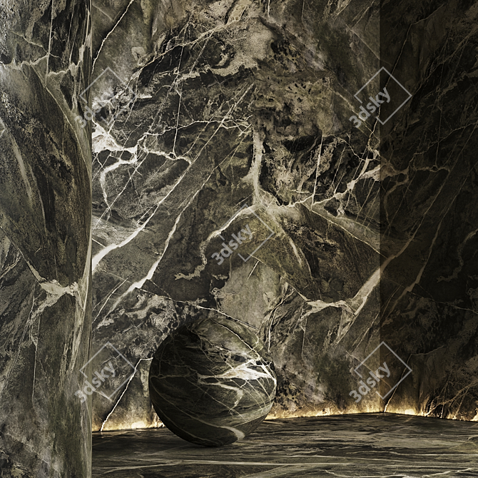 Variety Marble Textures Collection 3D model image 2