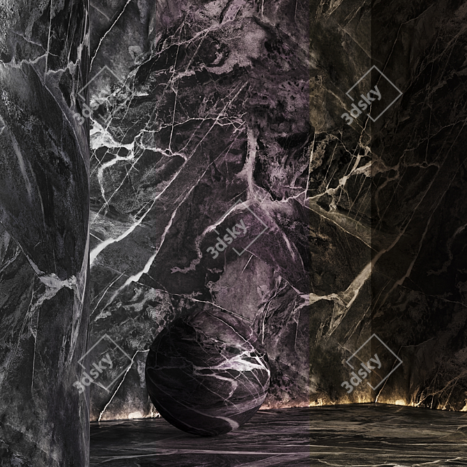 Variety Marble Textures Collection 3D model image 5