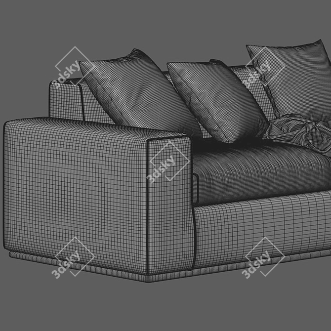 Italian Designer Steve Composition Sofa 3D model image 3