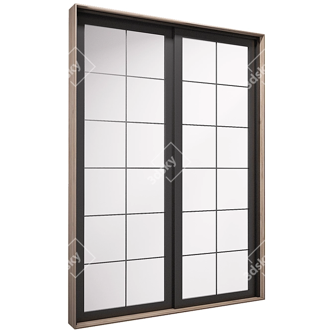 Sleek Modern Windows Design 3D model image 4