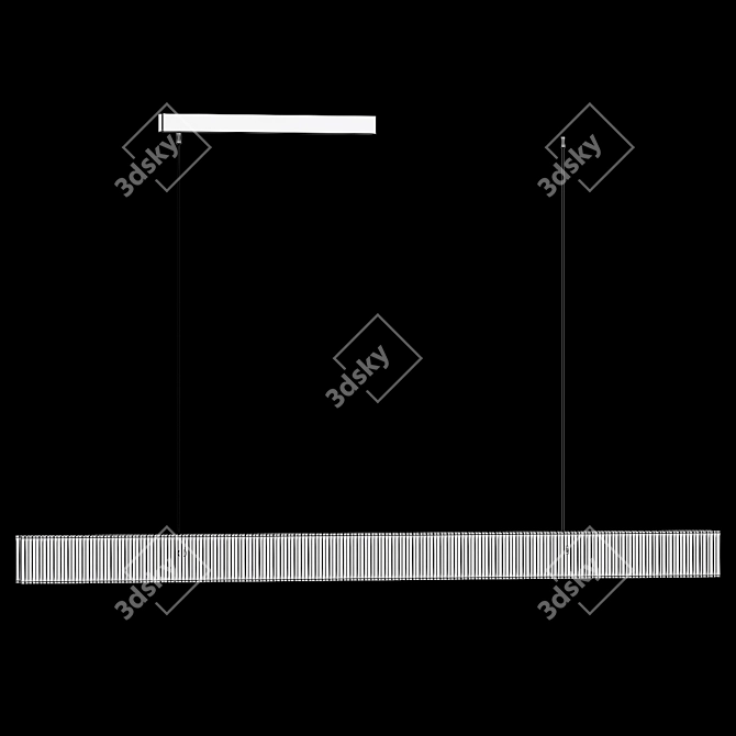 Vidrio glass model for 3D 3D model image 3