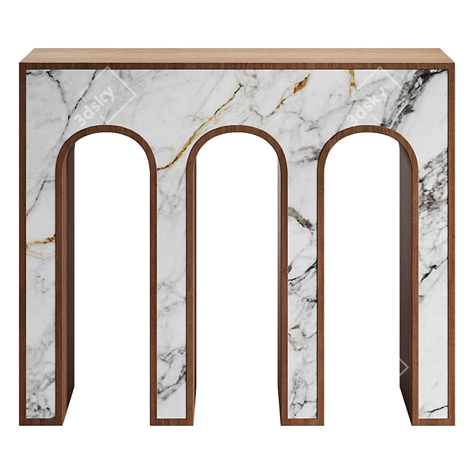 Modena Console by VOLANTE DESIGN 3D model image 5