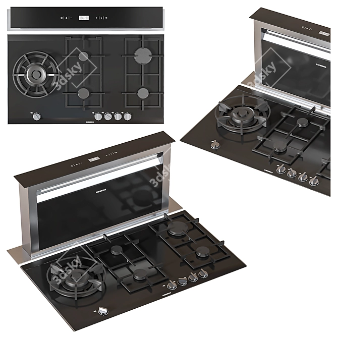 Siemens Smart Appliance Set 3D model image 2
