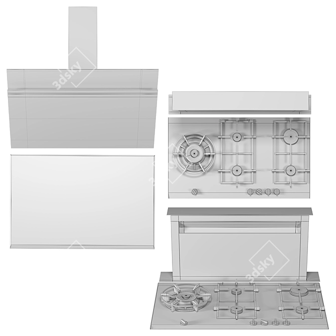 Siemens Smart Appliance Set 3D model image 6